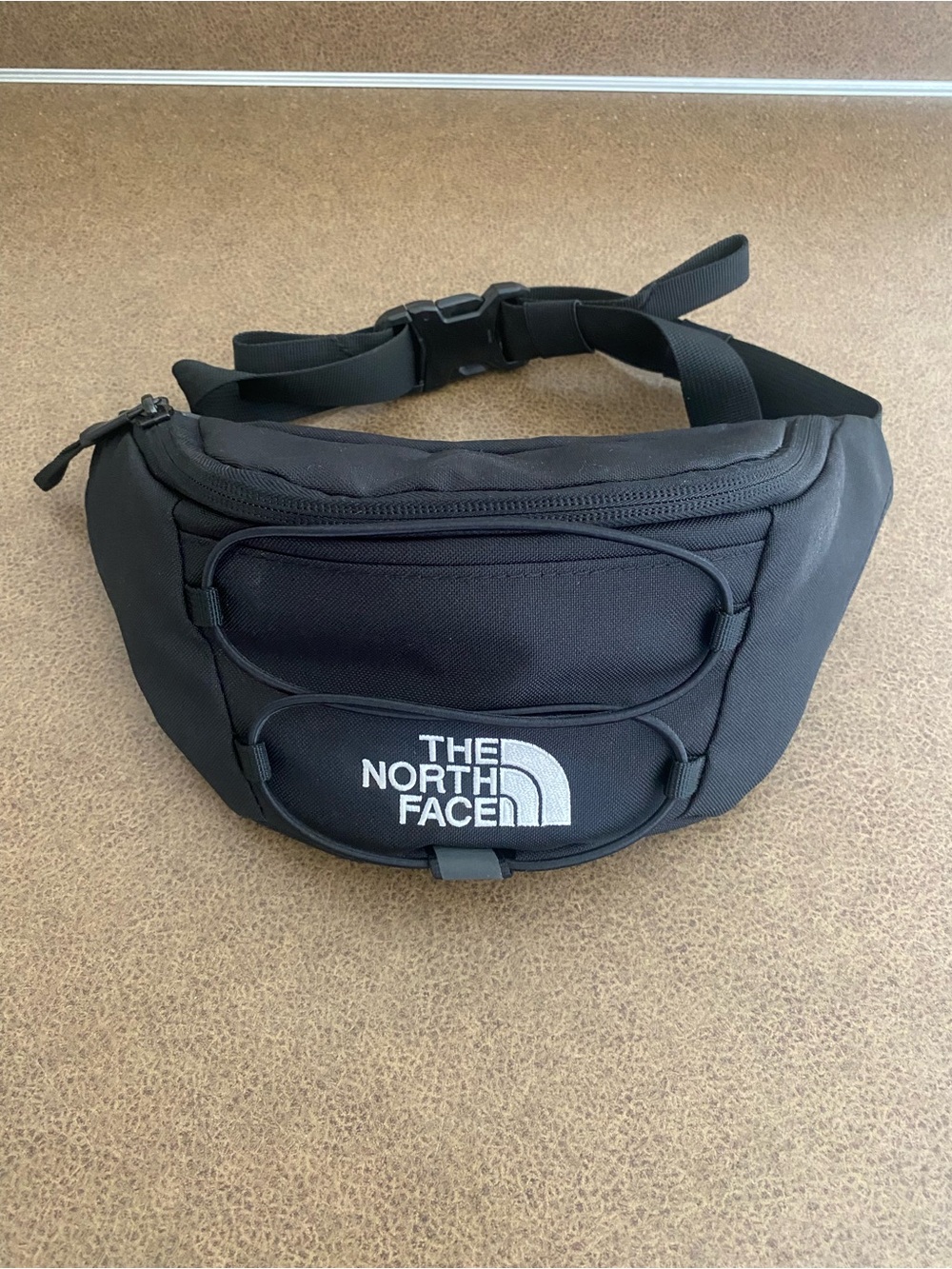 The North Face Black Waist Pack with Front Logo